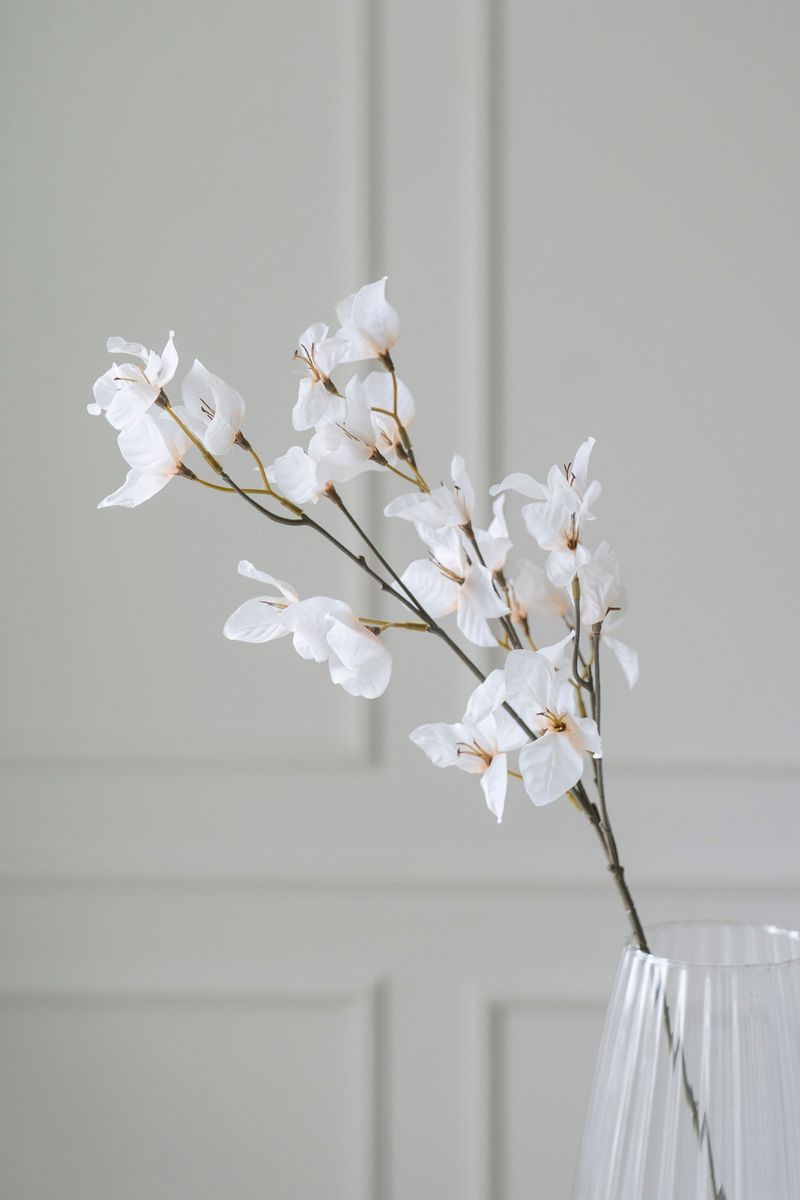 Konstgjord Blomma Trillingblomma 77cm - Vit