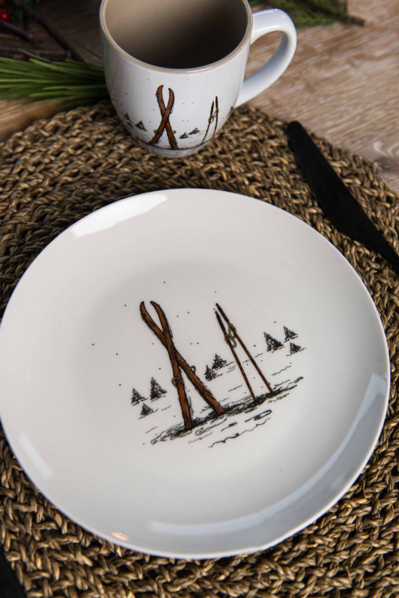 Sirdal Skidor&Stavar Tallrik 20cm