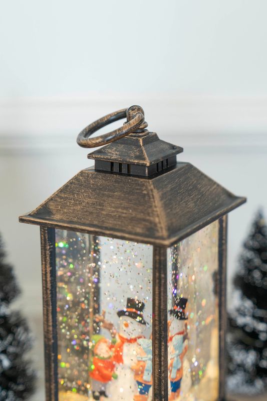 LED Lanterna 22cm Snögubbe