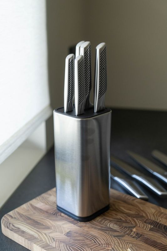 Knivset med knivblock