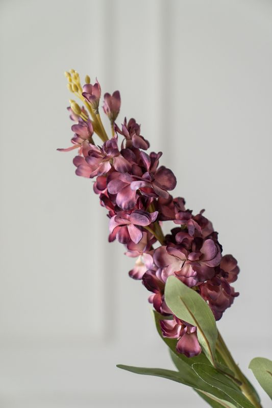 Konstgjord Blomma Riddarsporre 81cm Mörk Rosa