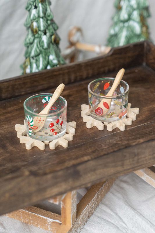 Serveringsset med sked - Candy Cane