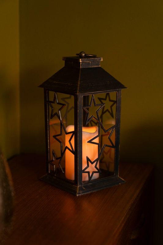 LED Lanterna 28cm - Stjärna