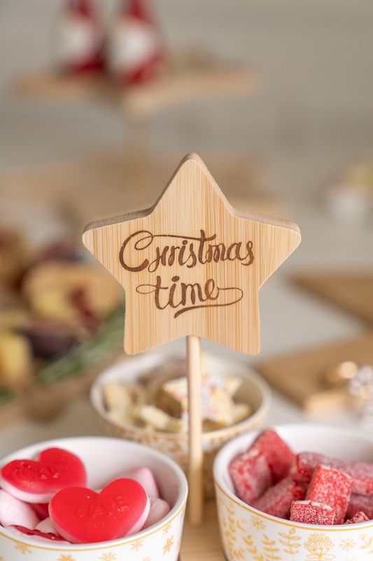 Serveringsset med tre skålar Christmas Time