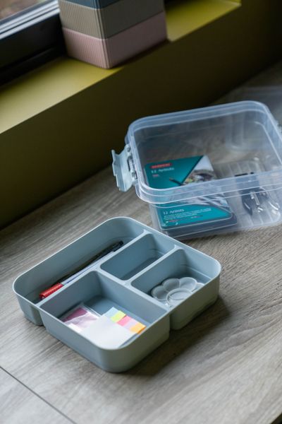 Huvudbild Förvaringslåda 26x24x11 - Blå