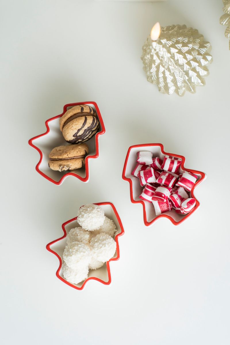 Snacksskål 3pk - Julgran