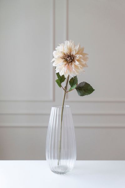 Huvudbild Konstgjord Blomma Dahlia 73cm - Vit