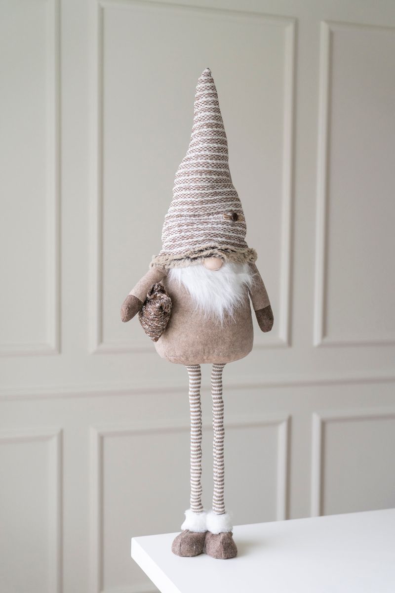 LED Tomte Teleskop Brun