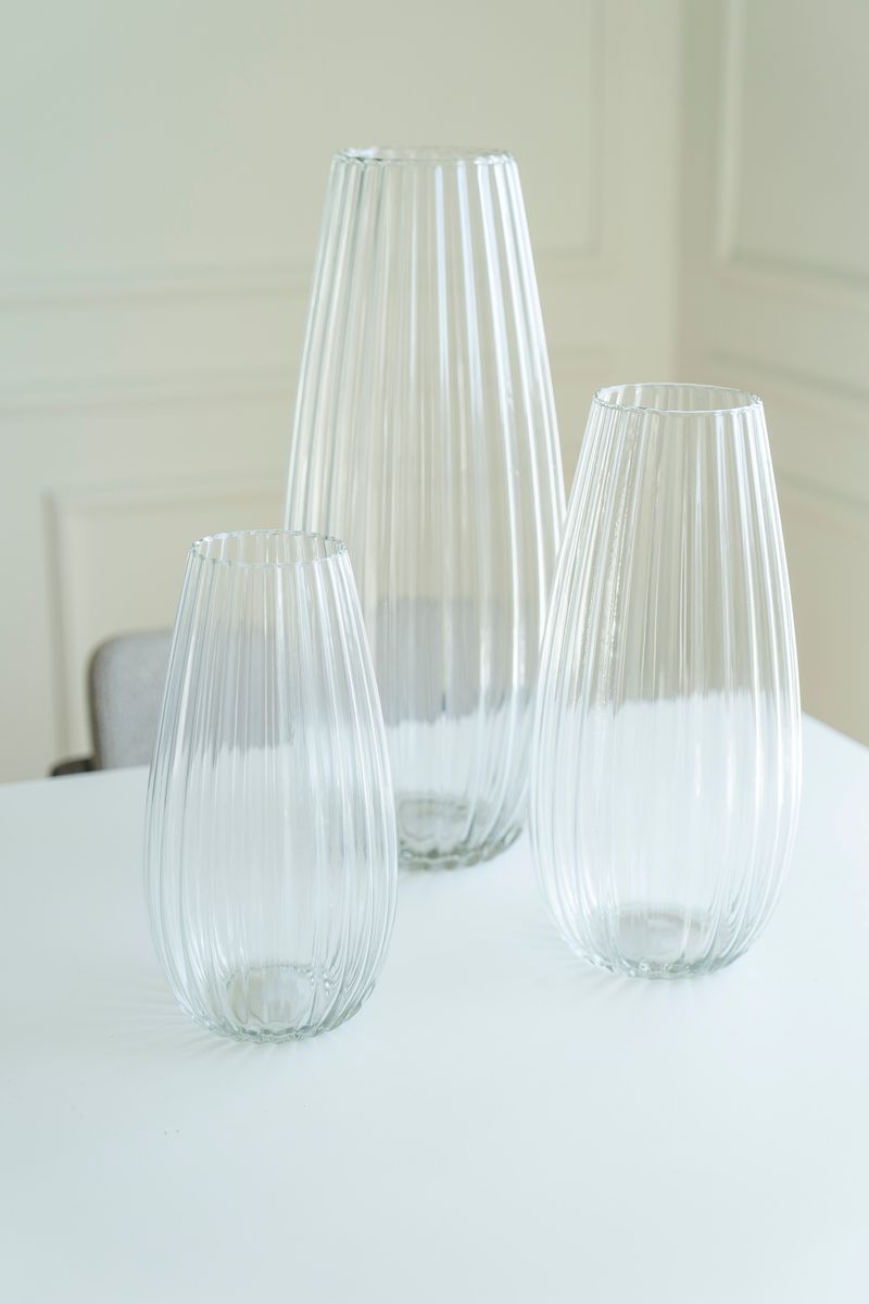 Glasvas 17x37cm