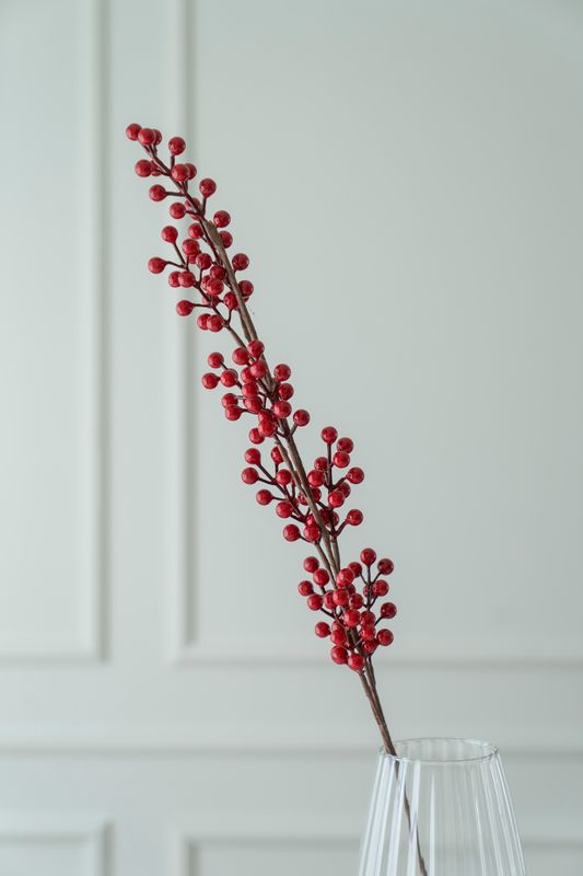 Konstgjord Växt Bär 95cm Röd