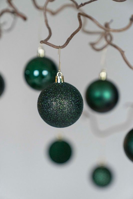 Julkula Set 6cm 16pk – Grön