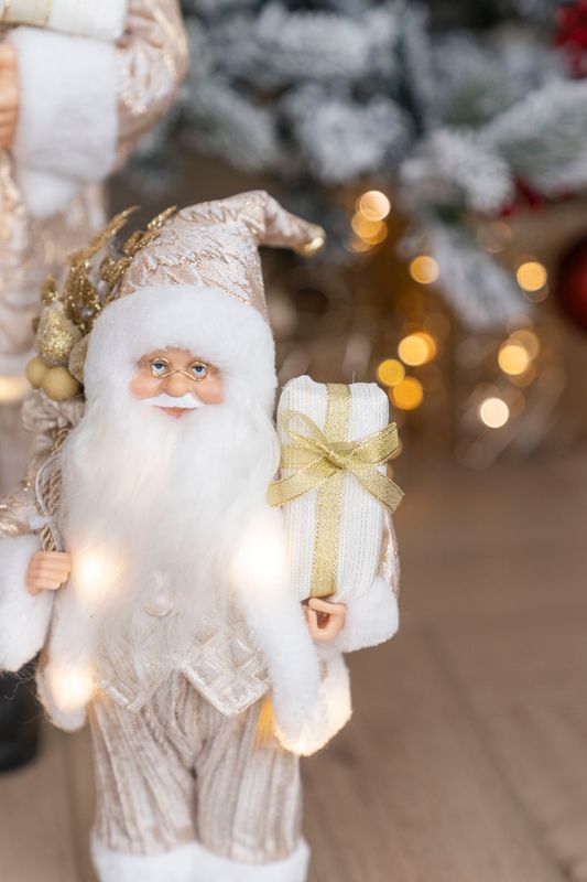 LED Tomte  30cm Guld
