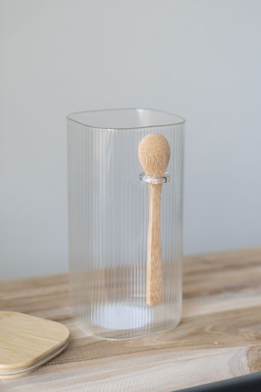 Glasburk m/sked 1500ml