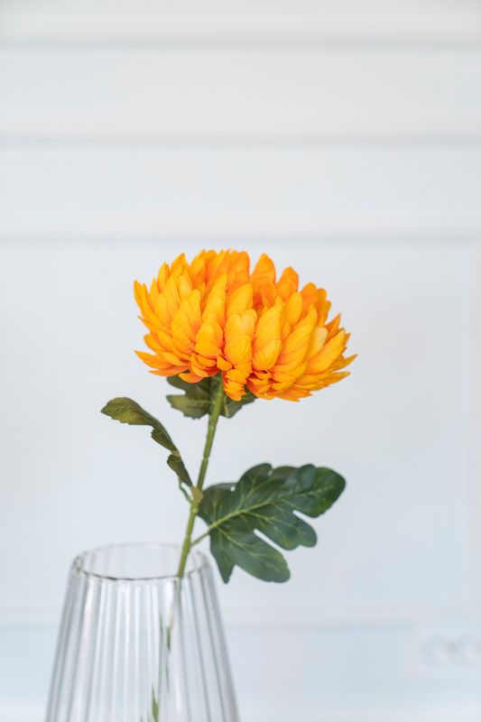 Konstgjord blomma Pion - Orange
