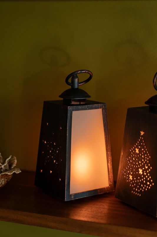 LED Lanterna 10x19cm - Stjärna