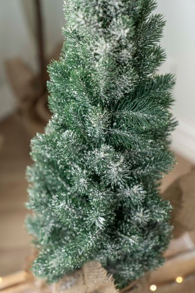 Huvudbild Furuträd i Jutekruka 65cm - Snö