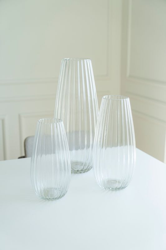 Glasvas - 15x30cm