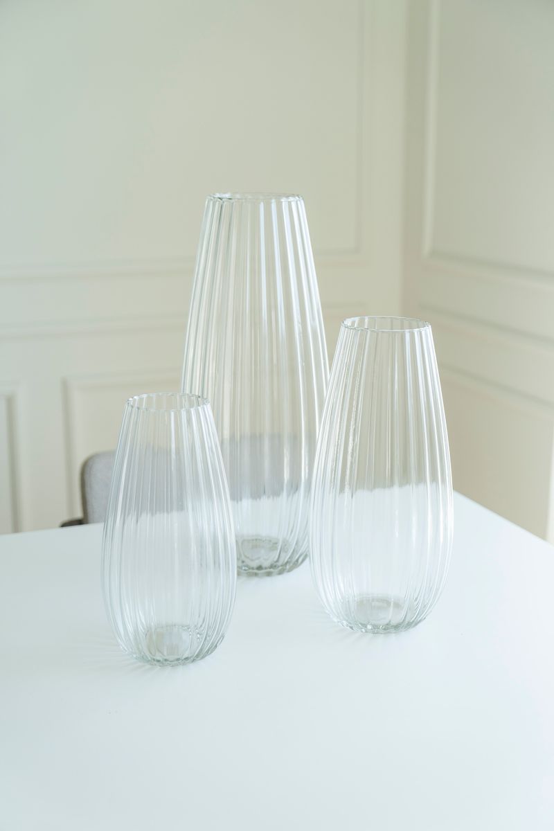 Glasvas - 15x30cm