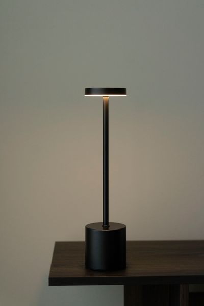 Huvudbild Uppladdningsbar Bordslampa 34cm Svart
