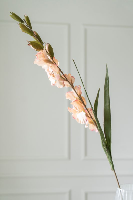 Konstgjord Blomma Gladiol 106cm - Rosa