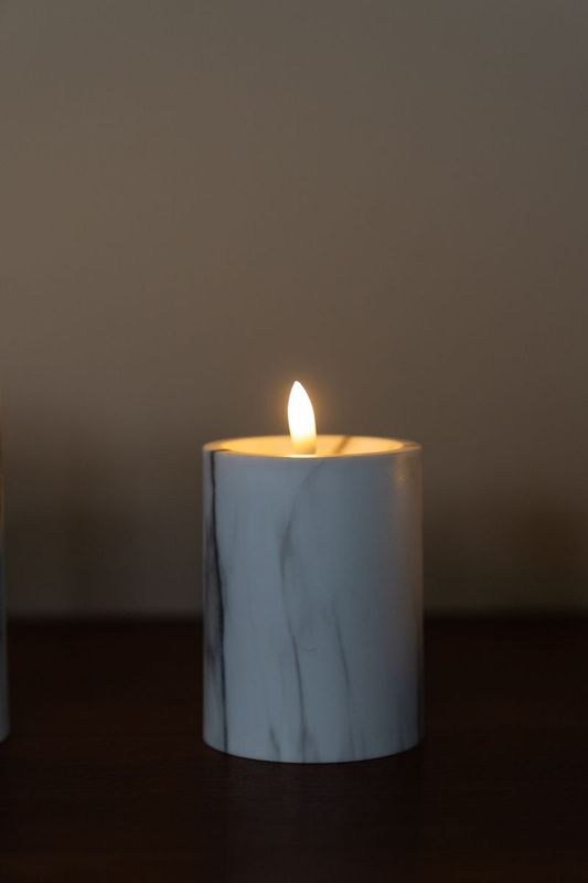 LED Ljus Vit Sten 10cm 