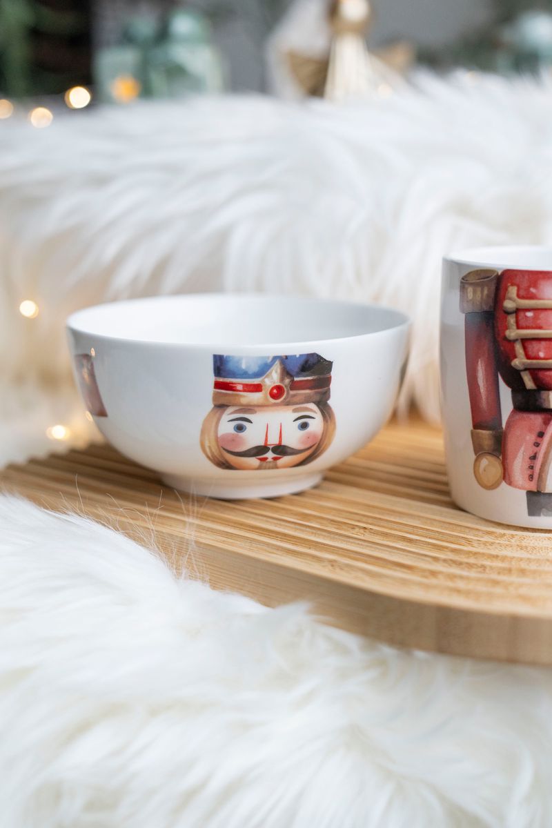 Presentset - 2pk Kopp og Skål Nötknäckare