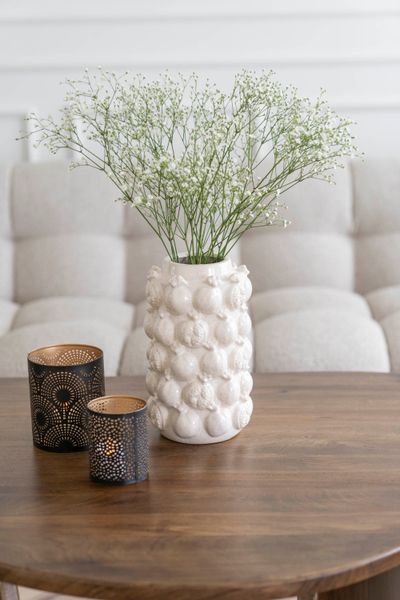 Huvudbild Vas - Granatäpple 26,5cm Beige