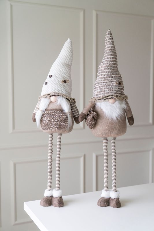 LED Tomte Teleskop Brun