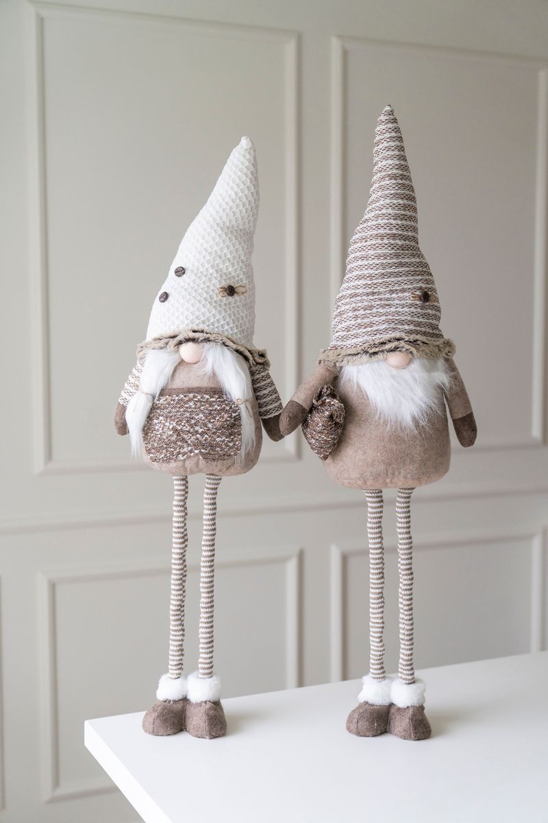 LED Tomte Teleskop Brun