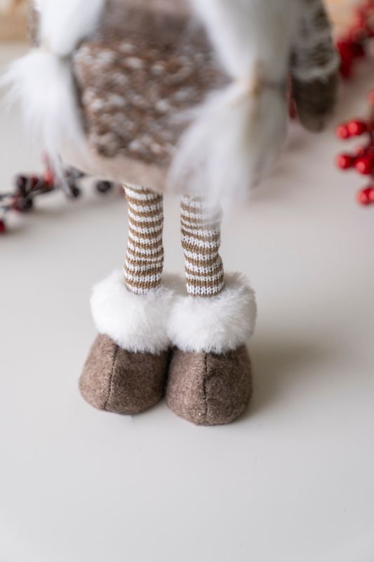 LED Tomte 52cm Vit