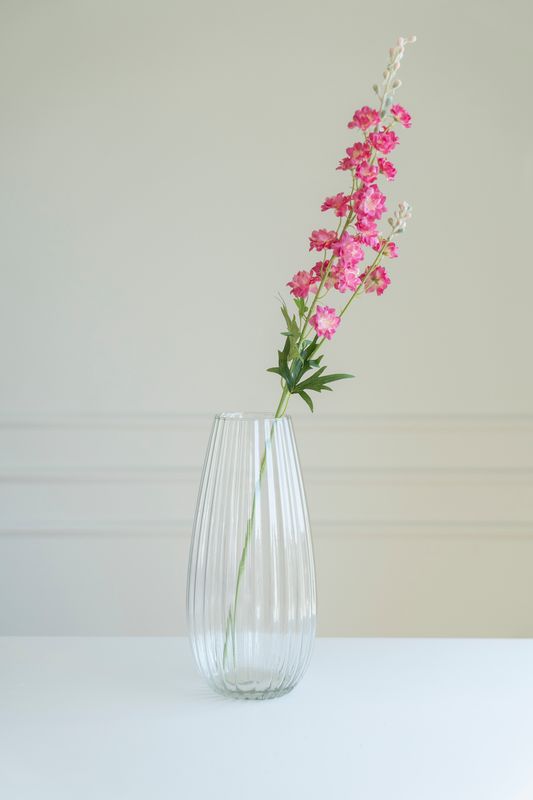 Konstgjord blomma 85cm - Mörkrosa
