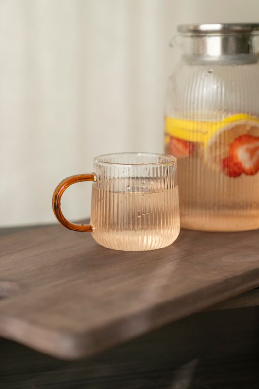 Glaskopp 250ml Oker