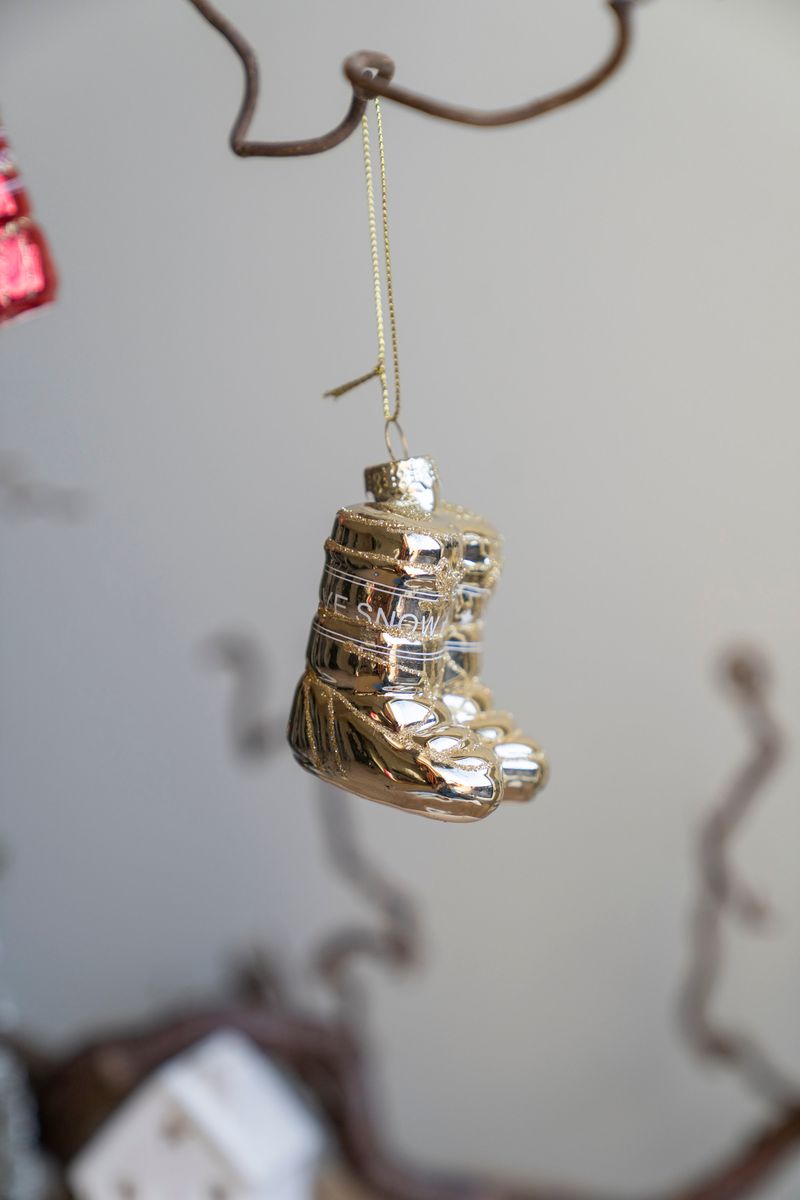Julgranspynt - Slalompjäxa Guld