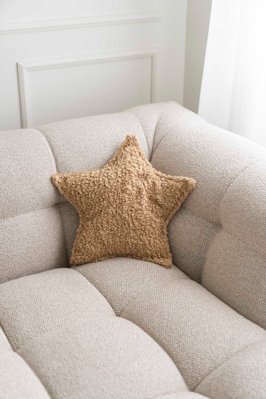 Kudde Stjärna 43x30cm - Beige