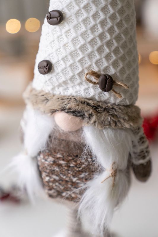 LED Tomte 52cm Vit