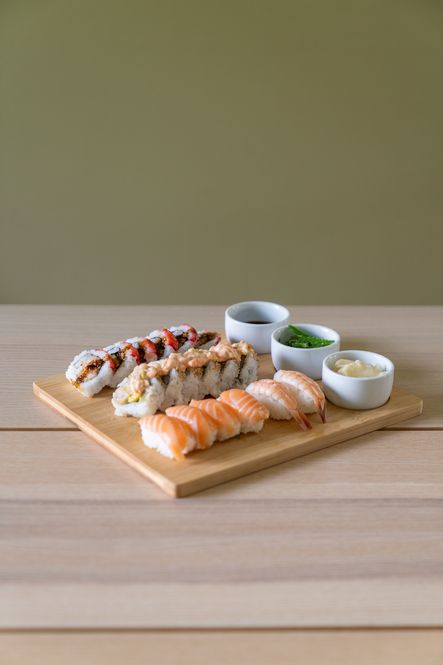 Hovedbilde Sushiset med 3 skålar