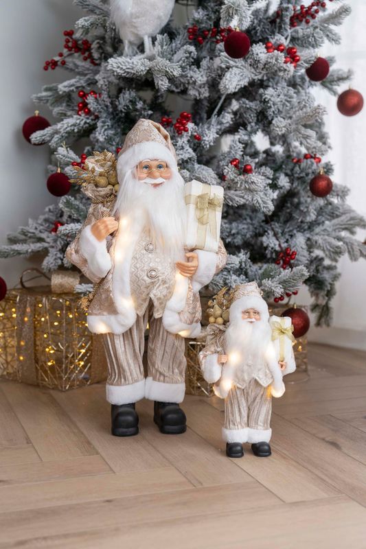 LED Tomte  30cm Guld
